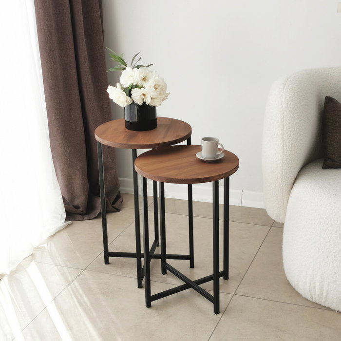 Hanah Home Neta Set - Oak Hanah Home Neta Set - Oak